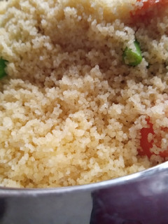 A picture of Simple garnished couscous.