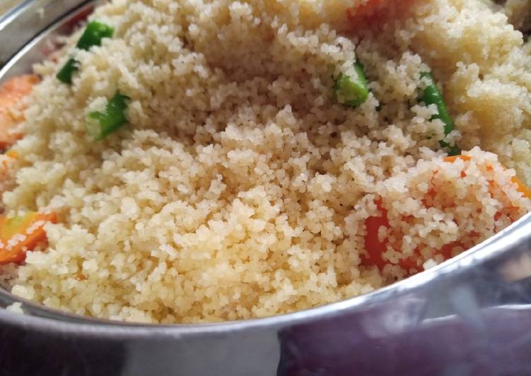 Simple garnished couscous