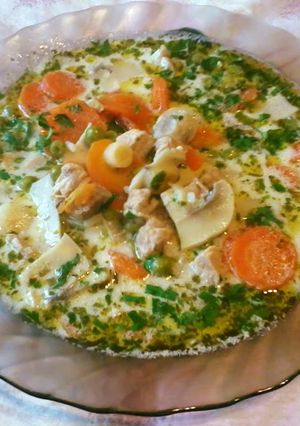 Tárkonyos raguleves recept fotója