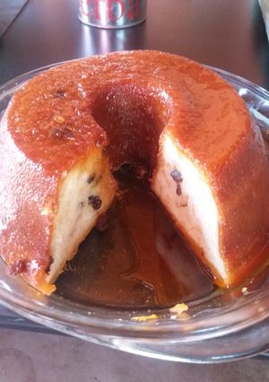 Una foto de Budín de pan con frutos secos!