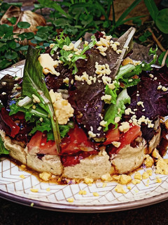 Una foto de Ensalada navideña de marisco