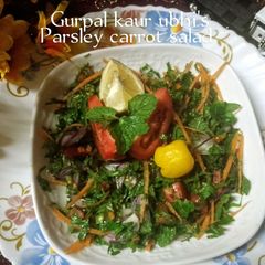 Parsley carrot salad 🥗 A picture of Parsley carrot salad 🥗.