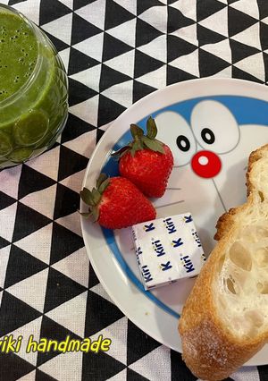 健康蔬果汁~綠拿鐵 的食譜成品照片