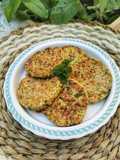 Zucchini Patties with Two Kinds of Flakes