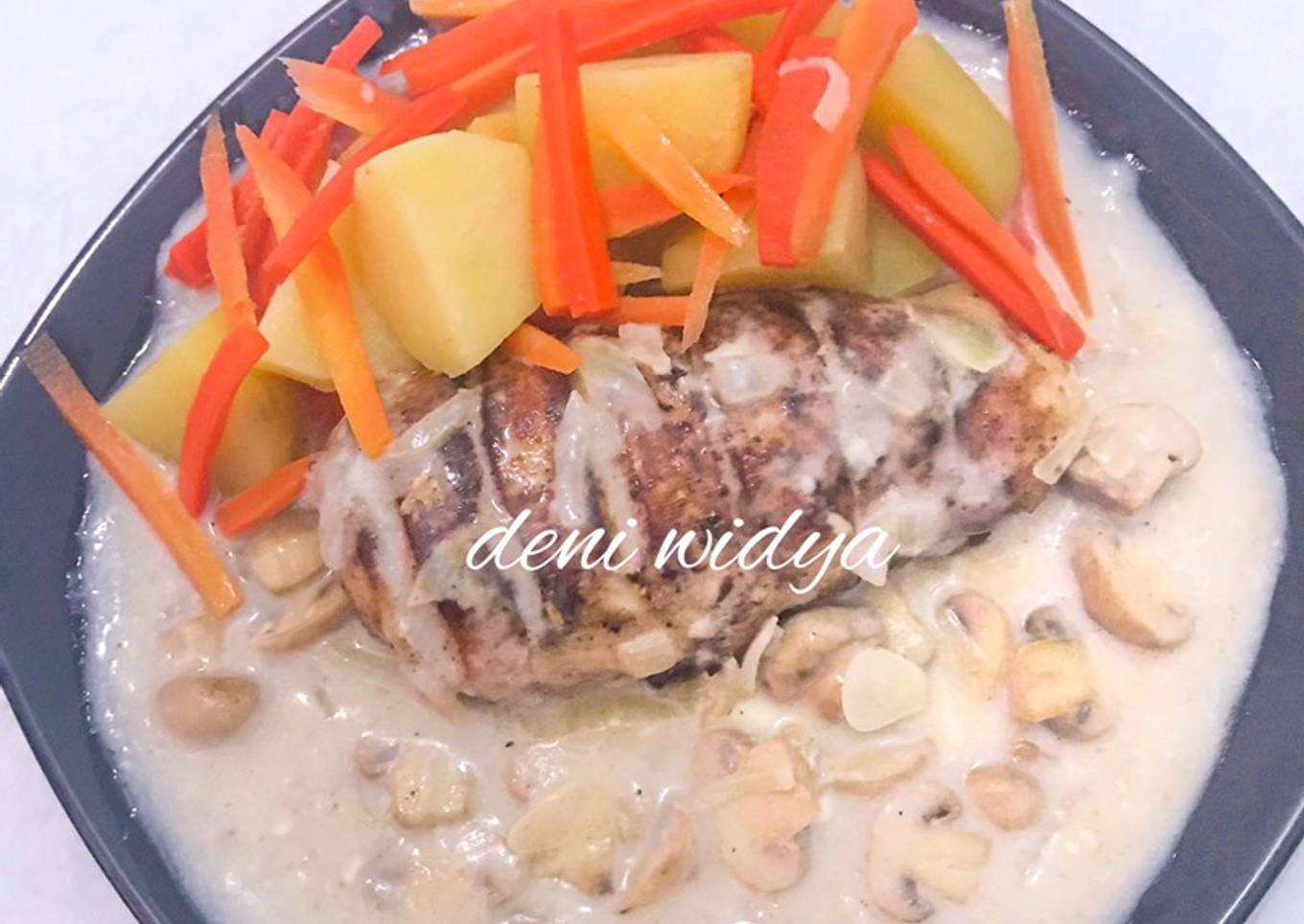 Ayam Panggang Saus Jamur