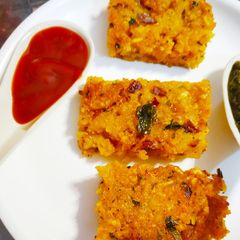 A picture of Poha cutlets.