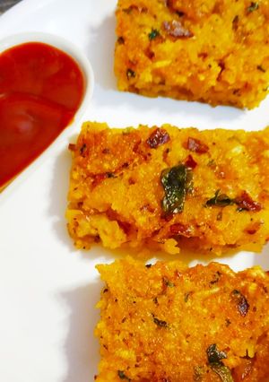 A picture of Poha cutlets.