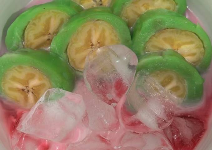 Cara bikin Es Pisang Ijo Cara bikin Es Pisang Ijo
