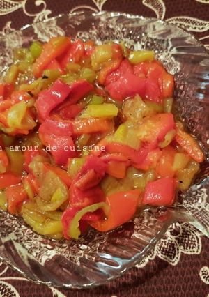 Une photo de Salade de poivrons grillés 🫑