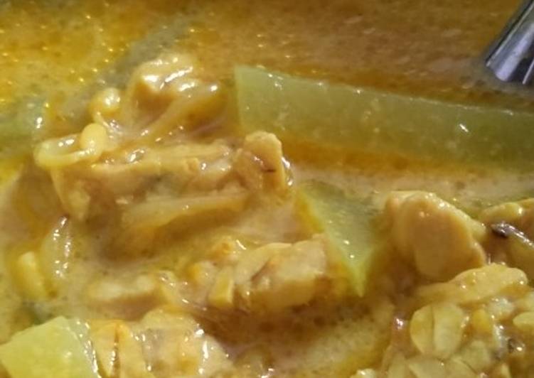 Resep Sayur Labu Siam Tempe Santan Kuning yang Bikin Ngiler