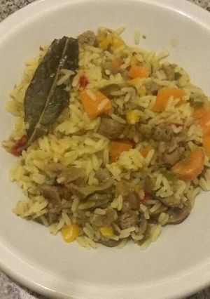 Una foto de Guiso de riñones con arroz