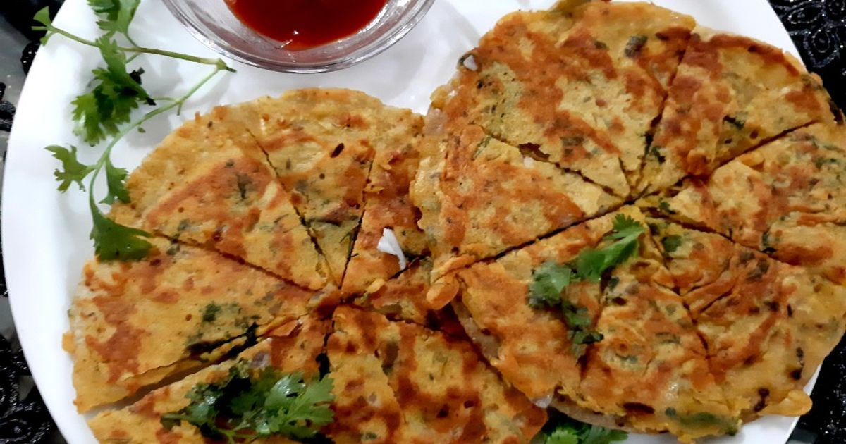 रोटी, बेसन चीला (Roti Basen Chila Recipe In Hindi) रेसिपी बनाने की विधि ...