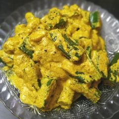 Bhindi with poppy seeds A picture of Bhindi with poppy seeds.