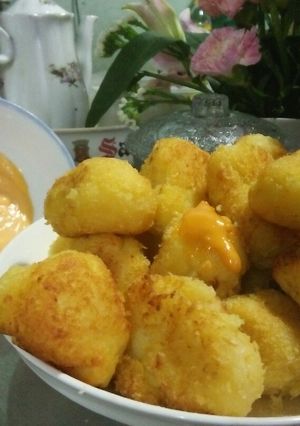 Hình của món Khoai tây nghiền nhân phô mai chiên.