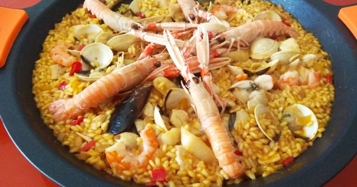 Paella mixta Receta de Javi Gómez Cookpad