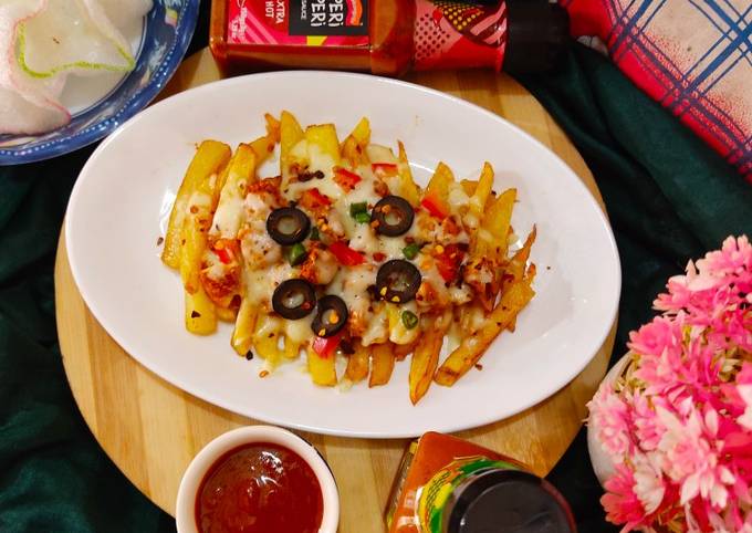 Recipe of Homemade Pizza fries 🍟🍟🇺🇸🇺🇸