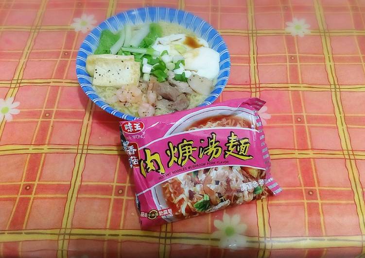 【味王泡麵創意秀】營養滿分海鮮肉羹湯麵