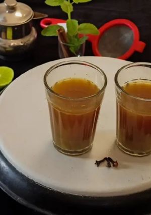 A picture of Kadha (immunity booster).