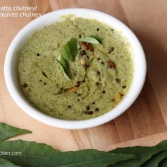 Coconut Curry Leaves Chutney A picture of Coconut Curry Leaves Chutney.