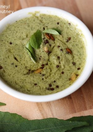 A picture of Coconut Curry Leaves Chutney.