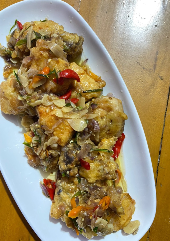 Foto resep Tumis tahu bawang pedas