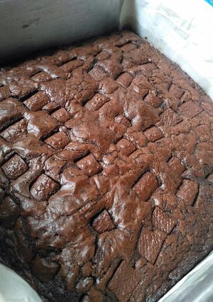Foto resep Brownies fudgie shine crust