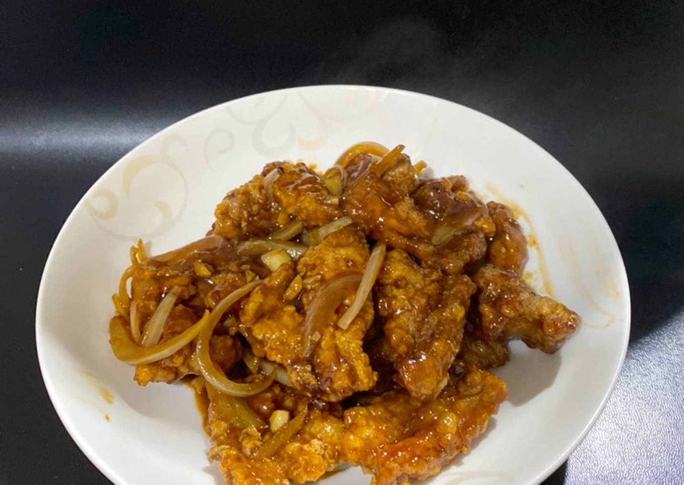 Bistik daging goreng mentega