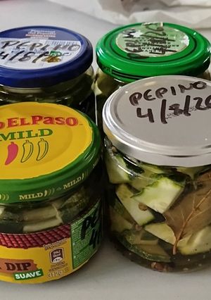 Una foto de Pepino en vinagre