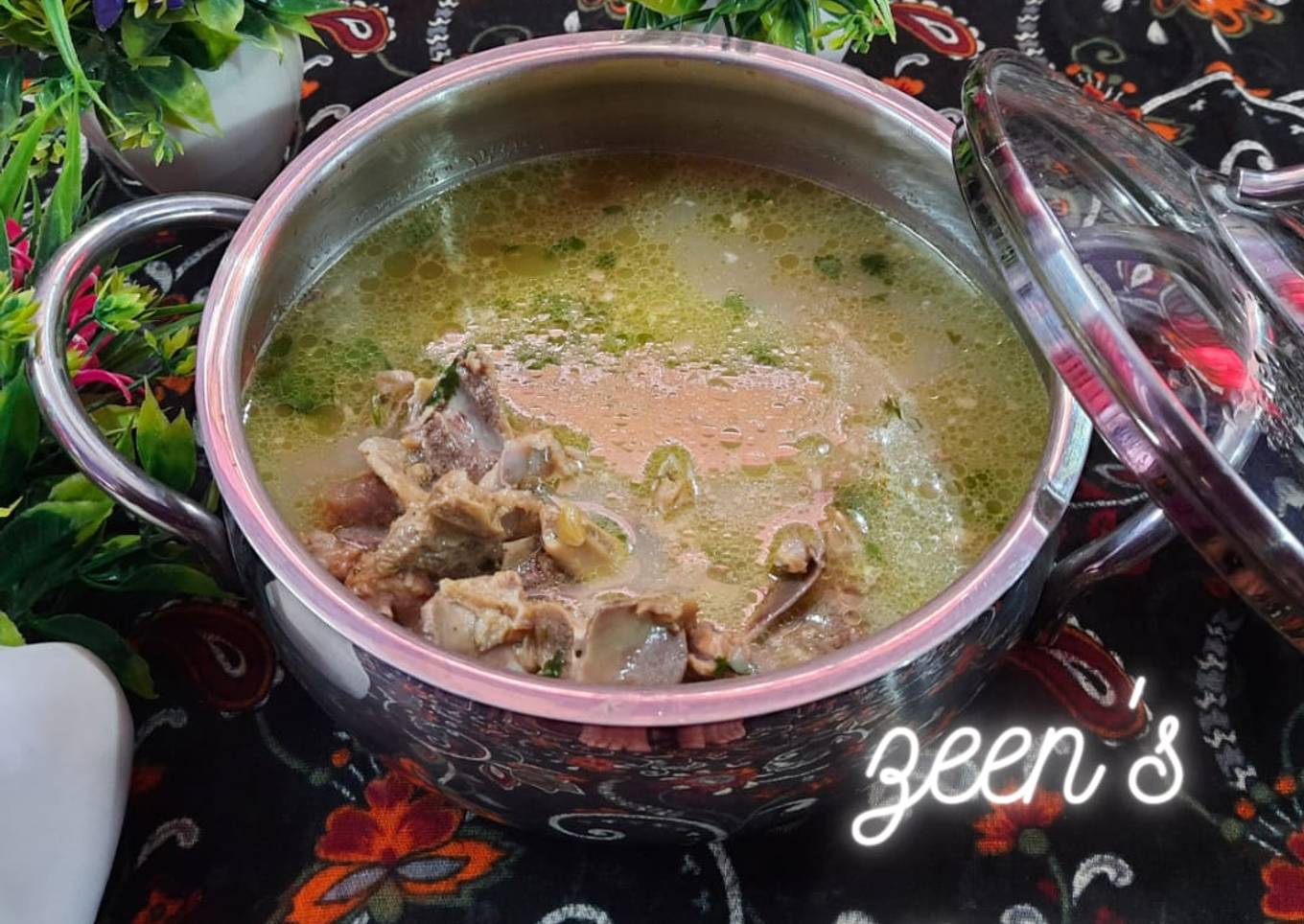 Haddiyon ka Shorba or Bone Broth