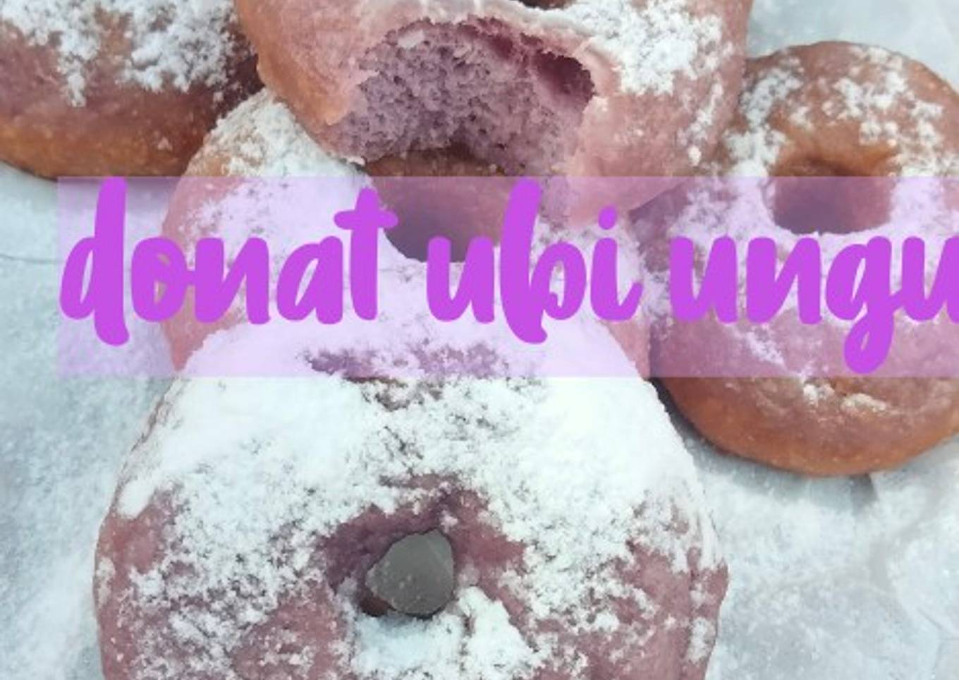 Donat ubi ungu /olahan ubi ungu