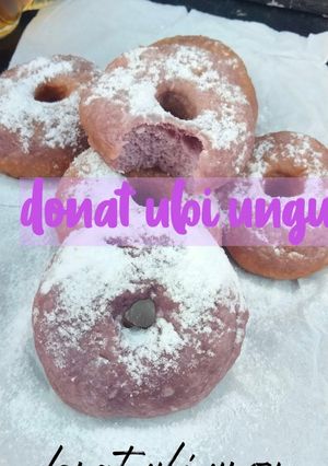 Foto resep Donat ubi ungu /olahan ubi ungu