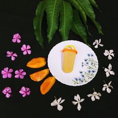A picture of Mango Popsicles.