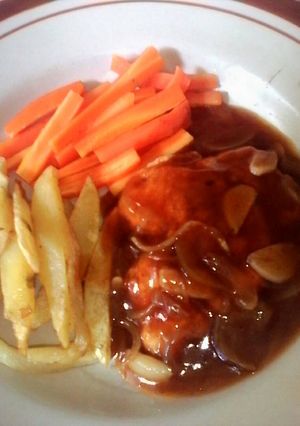 Foto resep Chicken Steak Ala Cafe