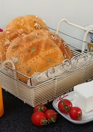 عکسی از دستور نان دال عدس