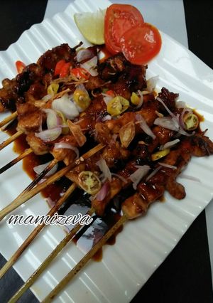 Foto resep Sate ayam kecap