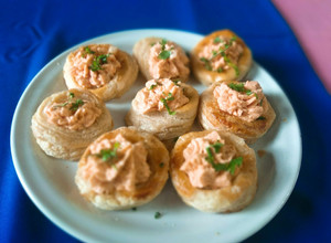 Una foto de Volovanes o Canapés