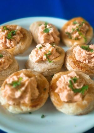 Una foto de Volovanes o Canapés