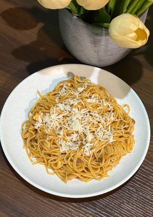 Foto resep Spaghetti Bolognese Chicken Flavour