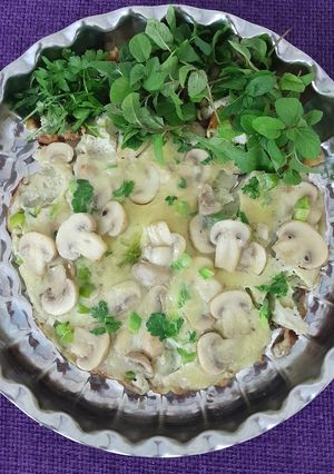 عکسی از دستور املت قارچ
