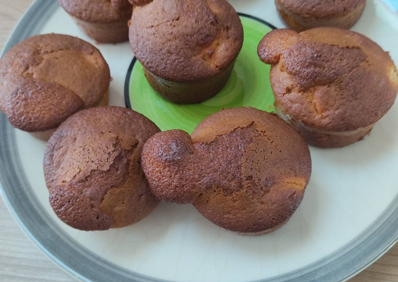 Muffins à la vanille et aux pommes
