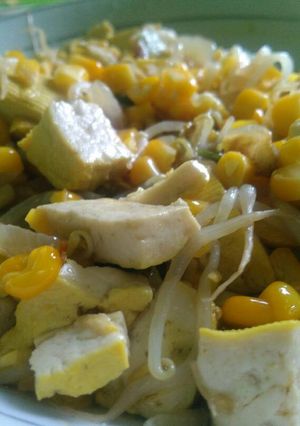 Foto resep Tumis tahu taoge jagung