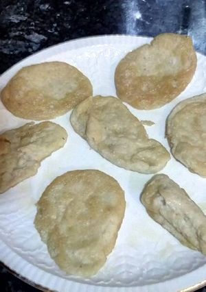 Una foto de Tortitas de arroz fritas