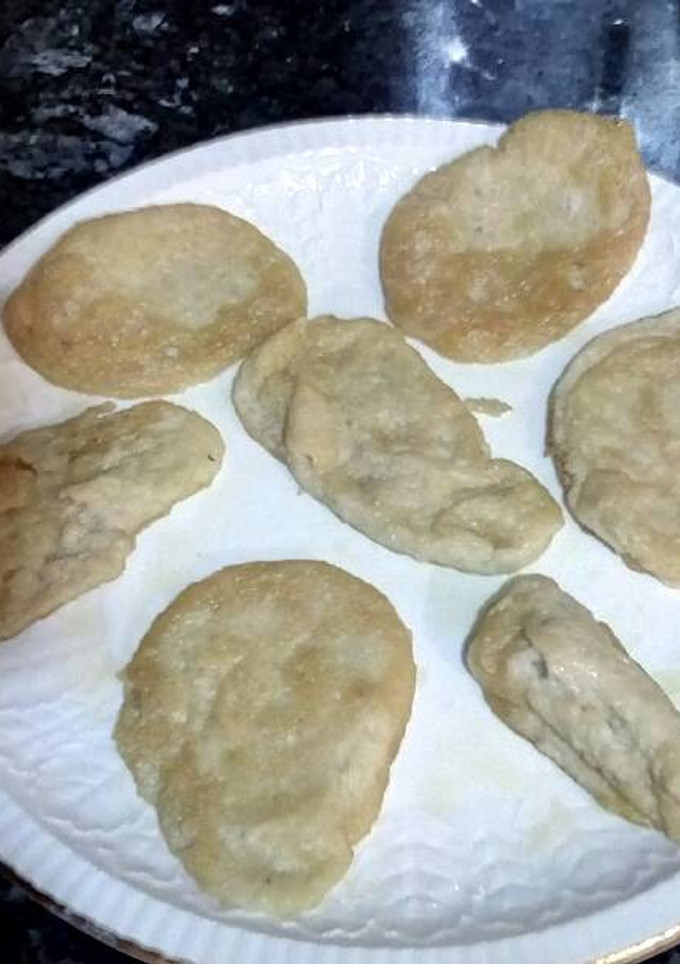Una foto de Tortitas de arroz fritas