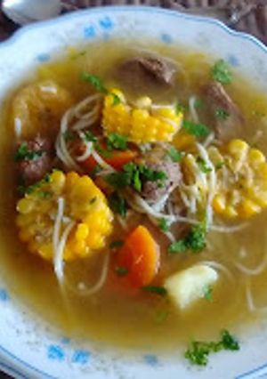 Una foto de Sopa de carne