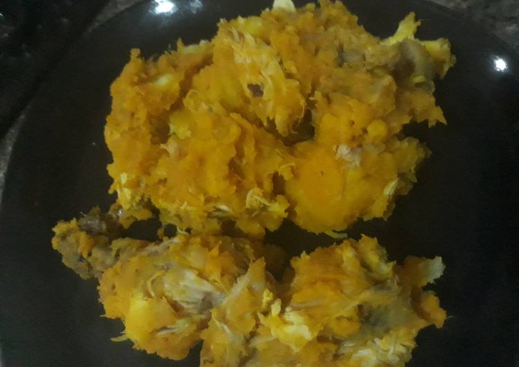 Sweet potato porriage with chicken