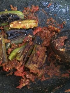 Foto resep Sambal terasi terong bakar