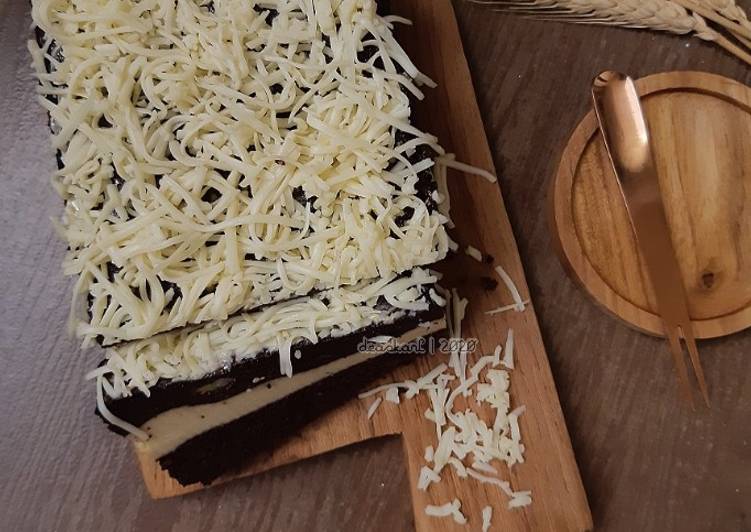 Cara Gampang Membuat Brownies kukus pisang creamcheese, Lezat