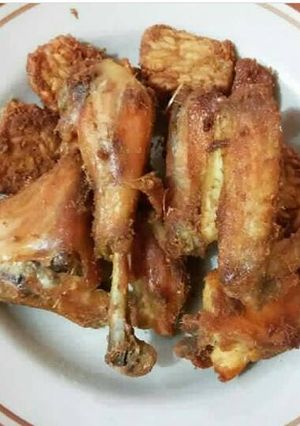 Foto resep Ayam goreng renyah bumbu kuning