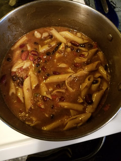 A picture of Chil Pasta Soup.