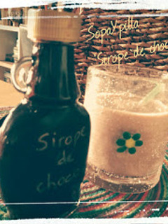 Una foto de Sirope de chocolate light